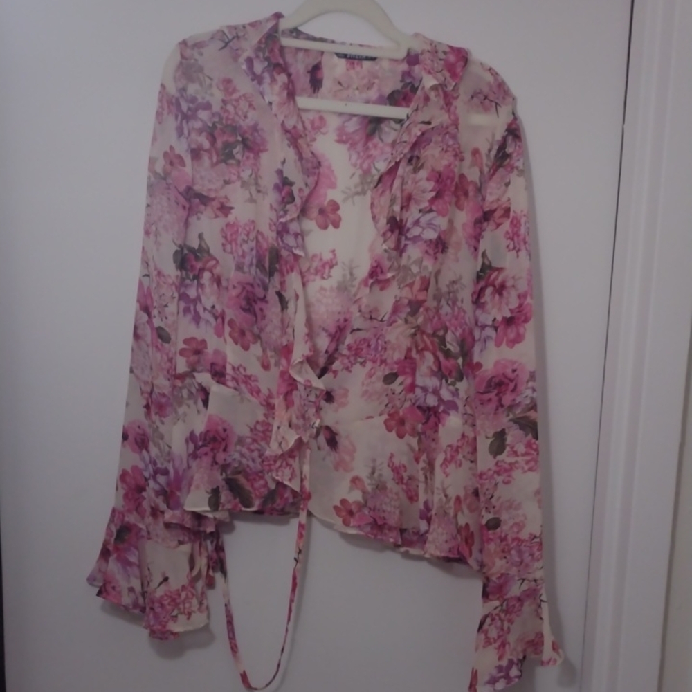 Floral Pink Women's Top